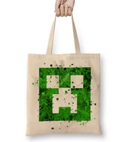 Minecraft Creeper Bursting with Love Bez Çanta Uzun Saplı