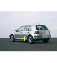 VW Golf 4 1998-2004 Sol Arka Kapı Çıtası Siyah Plastik 1J4853753D