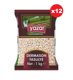 Yazar Dermason Fasulye 1 Kg. x 12 Paket
