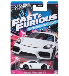 Hot Wheels Fast & Furious Porsche 718 Cayman GT4 - Women of Fast (1/64)