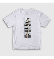 Presmono Unisex Çocuk Beyaz Band K Pop Enhypen T-Shirt 484221tt