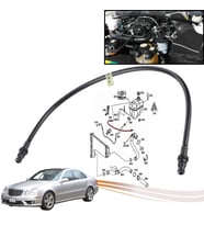 Mercedes E W211 2002-2009 İçin Soğutma Tankı Borusu Havalandırma Hortumu 2115010625