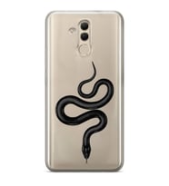 Huawei Mate 20 Lite Uyumlu Baskılı Yumuşak Silikon Şeffaf Telefon Kılıfı