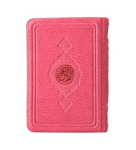 Cep Boy Kur'an-ı Kerim (Pembe, Kılıflı, Mühürlü)