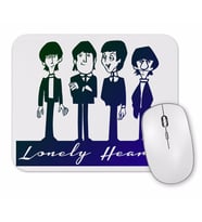Lonely Hearts  The Beatles Mouse Pad