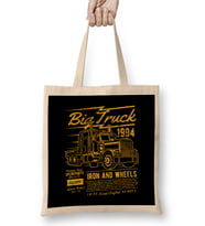 Fun Cool Vintage Big Truck Bez Çanta Uzun Saplı