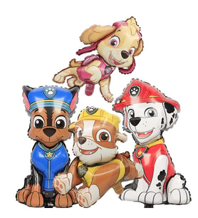 Kumik Paw Patrol Skye. Rubble. Chase. Marshall Balon
