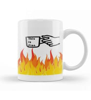 This Is Fine 03 Kupa Bardak Porselen