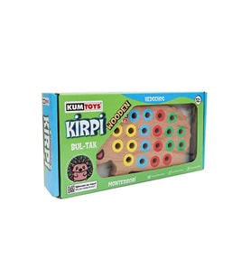 Nessiworld  KM5655 Ahşap Kirpi Bultak -Kumtoys