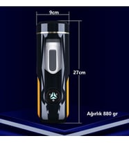 Lilitu Shop USB'den Şarjlı 3cm İleri Geri & Sağ Sol Titreşim Fonksiyonlu Realistik Masturbatör - Aneemun