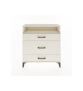Arges Şifonyer Tek Raflı 3 Çekmeceli 88x30x96 Aytaşı-Aytaşı