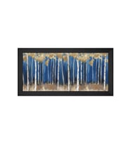 Soyut Şekiller Motifli Kanvas Tablo 80 x 110 cm Siyah Çerçeve
