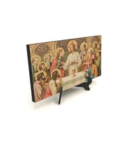 Eucharist (Rabbin Sofrası) Baskılı MDF Masaüstlük 10X20