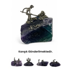 Florit Taşı Pirit Taşı İşlemeli