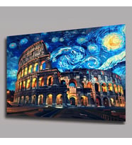 Colosseum ve Yıldızlı Gece Tablosu