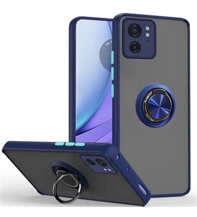 Coverzone Huawei P40 Lite ile uyumlu K?l?f Thunder Hux Y�z�kl� Kapak ??k ve Dekoratif Model Stand Olabilen 360� D�nebilen Y�z�k Aparat? ve Kamera Korumal? Y�kseltilmi? Thunder Hux Kapak