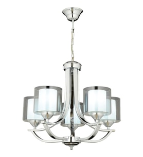 AVONNI AV-65228-5K Krom Kaplama Modern Avize E27 Metal Cam 55cm