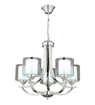 AVONNI AV-65228-5K Krom Kaplama Modern Avize E27 Metal Cam 55cm