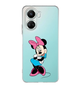 Huawei Nova 10 Se Uyumlu Kapak Minnie Mouse Tasarımlı Şeffaf Silikon Kılıf