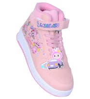 Prokids 4444 Pudra Cırtlı Boğazlı Kız Çocuk Spor Ayakkabı
