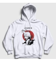 Presmono Unisex Beyaz Meliodas Anime The Seven Deadly Sins Kapüşonlu Sweatshirt 318013tt