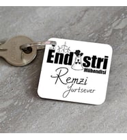 Kişiye Özel Endüstri Mühendislerine Özel Anahtarlık