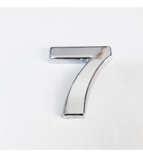 Cemax 7 Rakamı 3,75 cm Krom Yapışkanlı