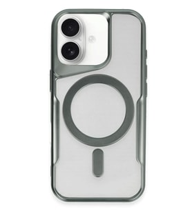 Newface Apple iPhone 16 Kılıf Boyi Magsafe Silikon Kapak - Yeşil