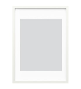 Beyaz çerçeve, beyaz, 50x70 cm