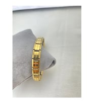 İtalyan Charm (Nomination) Çıkarılabilir Çelik Esnek Bileklik Gold