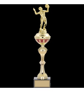 ODAK KUPA - Figürlü Kupalar - Voleybol Kadın Figürlü Kupalar FG-064 B - 48 cm