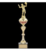 ODAK KUPA - Figürlü Kupalar - Voleybol Kadın Figürlü Kupalar FG-064 B - 48 cm