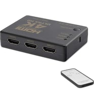Hadron HDX1308(236) Swıtch HDMI 4K 3 In 1 Port (Siyah)