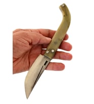 Tapan Av ve Çoban Bıçağı Kara Çelik  23 cm (Baba Dede Usulü)