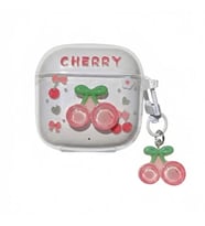 Freebuds SE 2 Uyumlu Cherry Figürlü Silikon Koruma Kılıfı