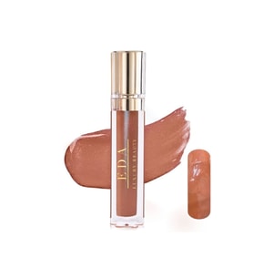 EDA LUXURY BEAUTY Rengi Acik Kahverengi Simli Dudak Parlaticisi E30