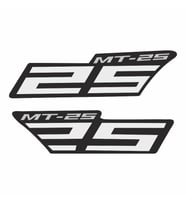 Yamaha Mt-25 Uyumlu Beyaz Yan Stıcker Set