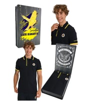 FENERBAHÇE ORİJİNAL LİSANSLI ERKEK TRİBÜN ÇUBUKLU DETAYLI POLO T-SHİRT UV KUT