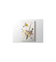 Wassily Kandinsky - Delicate Tension Tablo - 106147 - 40x30 Cm