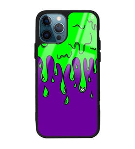 iPhone 13 Pro Max Neon Damla Tasarımlı Glossy Telefon Kılıfı