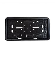 Çerçeveli Motosiklet Plakalık Plaka Altlığı Siyah 26X17cm 1 Adet