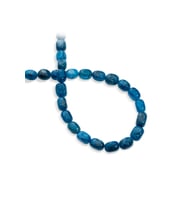 Sıkma Doğal Taş Mavi Tımbıl 11x8mm Kesim Dizi