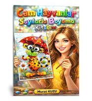 🎨 Cam Hayvanlar – Sayılarla Boyama Kitabım