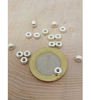 925 Ayar Gümüş Boncuk Ara Malzeme 2.5*5mm/4 adet (45634)