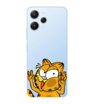 Xiaomi REDMI 12 Uyumlu Garfield Desenli Şeffaf Telefon Kılıfı