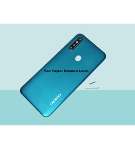 Tkgz - Oppo A31 FULL KASA Arka Kapak Batarya Kapağı - MAVİ
