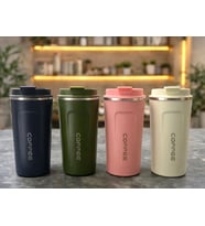 500 ml Paslanmaz Çelik Termos Çift Katmanlı Sızdırmaz Kahve Kupası