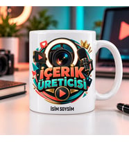 İçerik Üreticisi Kupa Bardak Kamera ve Mikrofon Tasarımı