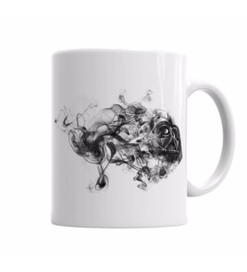 Darth Vader Smoke Kupa Bardak Porselen