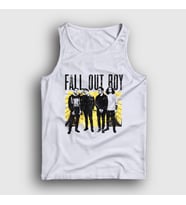 Presmono Unisex Beyaz Band Fall Out Boy Atlet 394838tt